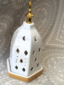 Simple Elegant White Bukhoor Burner