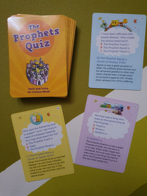 The Prophets Quiz Cards