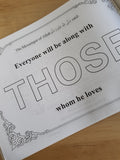 Learning Through Colouring Books (In lighy of the sayings of the Prophet SAW)