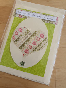 Handmade 'Love You For the Sake of Allah' Card