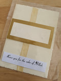Handmade 'Love You For the Sake of Allah' Card