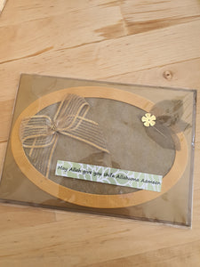 Handmade 'May Allah Give You Shifa Allahuma Aameen' Card