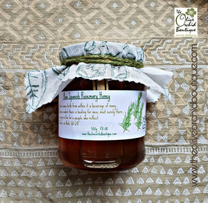 ORGANIC, UNPASTEURISED Raw Spanish Rosemary Honey