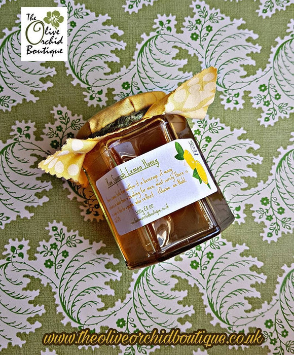 ORGANIC, UNPASTEURISED Raw Spanish Lemon Honey