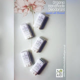 Organic Handmade Deodorant:
Lavender with Blackseed